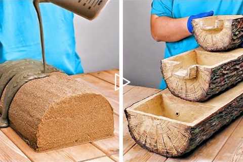 Cool DIY Cement Crafts And Gypsum Ideas