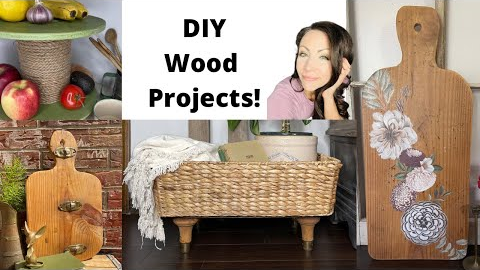 DIY Wood Projects | Trash to Treasure | How to Apply a Transfer to Wood | Flip For Profit | Salvage