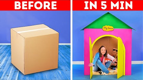 Cool Cardboard Crafts To Make At Home