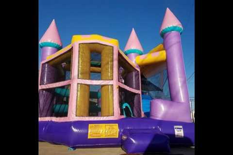 Doc McStuffins inflatable bounce house rental from About to Bounce Inflatable Rentals New Orleans