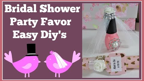 Bridal Shower 💍Party Favors Diy