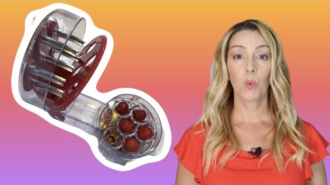 Must-have kitchen gadget for pitting LOTS of cherries!