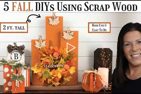 DIY Fall Decor Using Scrap Wood/Wood Projects Anyone Can Do