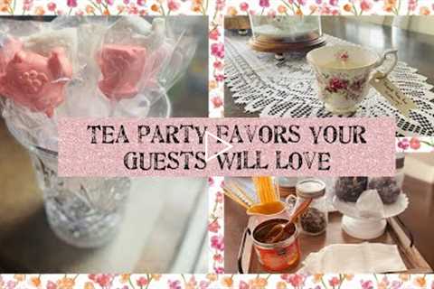 Tea Party Favors Your Guests Will Love!