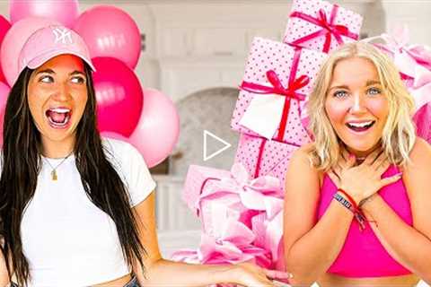 SURPRiSIiNG MY SiSTER WITH 15 GiFTS FOR HER 15TH BiRTHDAY!!