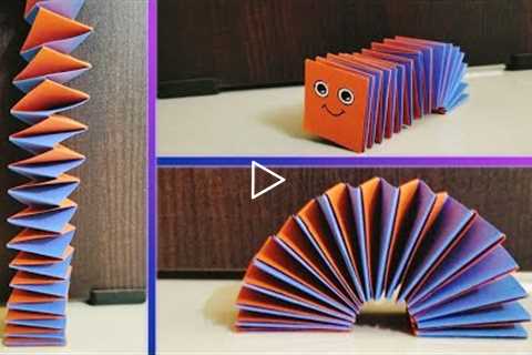 DIY | Craft ideas | Origami Crafts | Moving PAPER TOYS | Amazing paper trick | 2022 | #shorts | #art