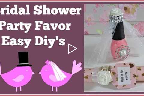 Bridal Shower 💍Party Favors Diy