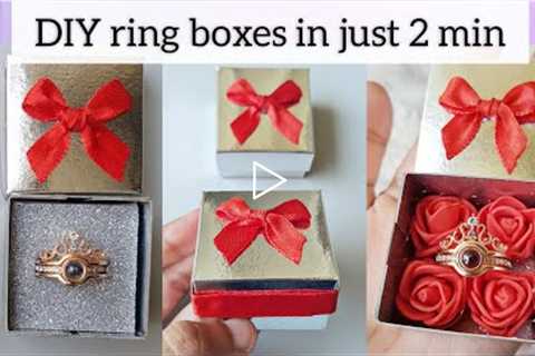 DIY Ring Box/Gift box ideas|Handmade gift box|best handmade gifts|handmade gift ideas|Ring box