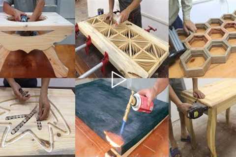 6 Amazing Handicraft Woodworking Projects Never Seen Before // DIY Simple Art Coffee Table At Home