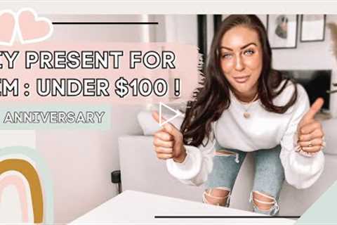 DIY PRESENT FOR HIM: UNDER $100! | 1 Year Anniversary w/Boyfriend | Emma Caitlain