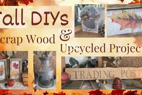SUPER QUICK - Fall Upcycled & Scrap Wood Projects - BUDGET FRIENDLY
