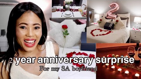 Surprising My Boyfriend On Our Anniversary//2 years anniversary gift for boyfriend. South Africa