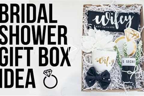 Bridal Shower Box Ideas | using Cricut