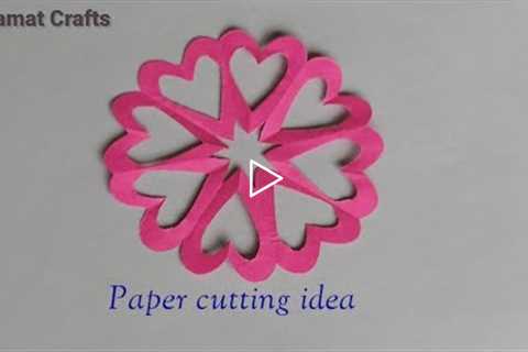 DIY | Paper Snowflake ideas | Origami Crafts | handmade crafts | papers idea | 2022 | #shorts | #art