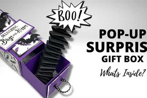 Surprise Pop Up Gift Box!!! WHATS INSIDE???😱 ORIGAMI POP OUT BOX