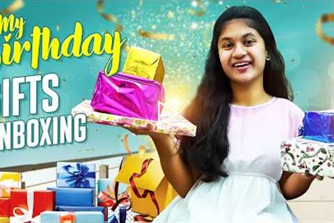 My Birthday Gifts Unboxing || Sahrudafruity || Tamada Media