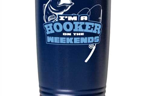 Weekend Hooker, blue tumbler 20oz. Model 6400016