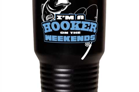 Weekend Hooker, black tumbler 30oz. Model 6400016
