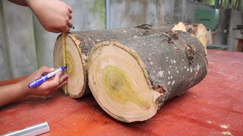 Extreme Creative And Easy Woodworking Project With Simple Joints // DIY Strong Bed With Dried Stumps