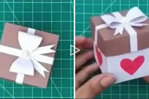 Gift Box / How to make Gift Box ? Easy Paper Crafts Idea/DIY Explosion Box for Birthday#semi creator