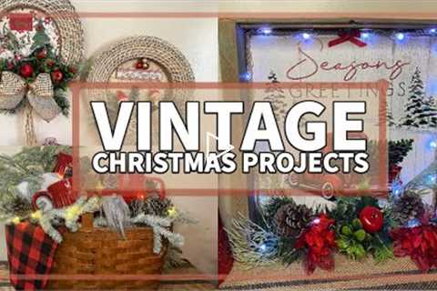 Vintage Rustic Christmas DIY Home Decor | Holiday Projects For Your Home