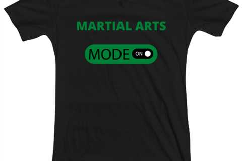 MARTIAL ARTS, black Vneck Tee. Model 64027