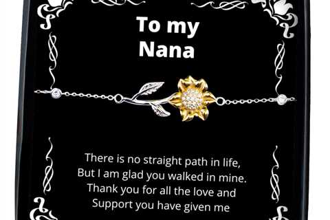 To my Nana, No straight path in life - Sunflower Bracelet. Model 64042