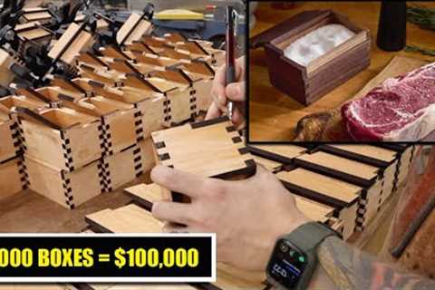 $100,000 Lazer Project / How to Make 1000 Boxes