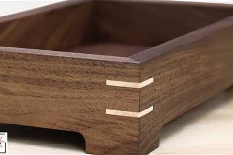 Making a Spline Walnut Tray | Woodworking Projects