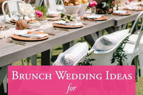 Brunch Wedding Ideas for the Early Birds & Breakfast Lovers