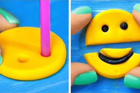 Amazing Clay Crafts You Can Easily Repeat || Colorful DIY Ideas, Jewelry And School Supplies