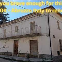 Property to Renovate in Roccamorice Abruzzo Italy - Virtual Property Tour In the Mountains Majella