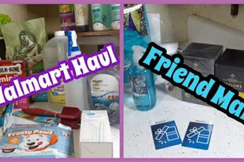 Walmart Non Food Household Items Haul and Friend Mail #walmart #walmarthaul #friendmail