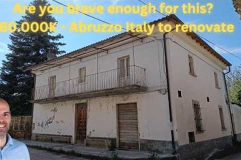 Property to Renovate in Roccamorice Abruzzo Italy - Virtual Property Tour In the Mountains Majella