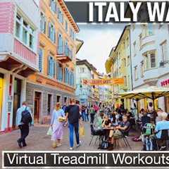 🇮🇹City Walks - Bolzano, Italy (Bressanone) - Mountain City Treadmill Workout & Travel Tour  4K