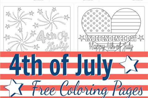 Fourth of July Coloring Pages | Free Independence Day Printables