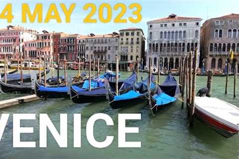 Venice 24 MAY 2023 walking tour update Campo San Polo to Rialto bridge.