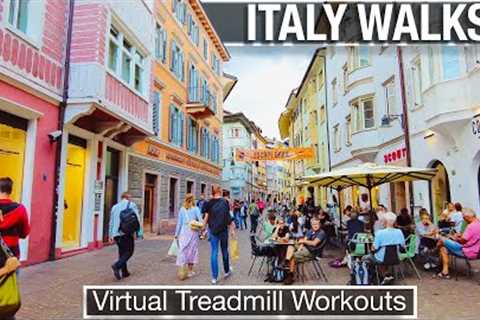 🇮🇹City Walks - Bolzano, Italy (Bressanone) - Mountain City Treadmill Workout & Travel Tour  4K