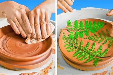 Relaxing Clay Pottery Ideas And Mesmerizing DIY Crafts