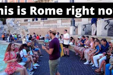 Rome Italy, Here''s the situation in Rome right now. June 2023 Rome walking tour