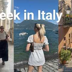 A week in Italy vlog | girls trip to Milan, Lake Como & Lake Garda (AD)