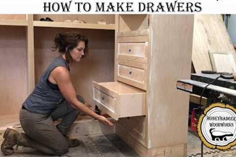 Woodworking Projects : The BEST Way To Make And Install Drawers With Slides