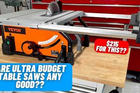 Vevor Table Saw  ||  How Cheap Is Too Cheap??