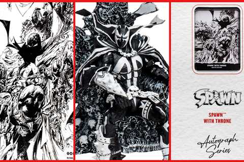 SDCC Exclusive Sketch Art Spawn With Throne Entertainment Earth Exclusive