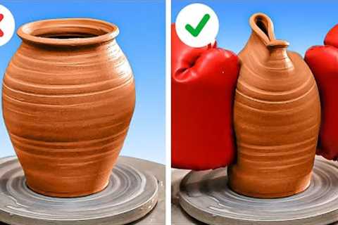 Mesmerizing Clay Pottery Hacks And Great Ideas For Creating Ceramic Products