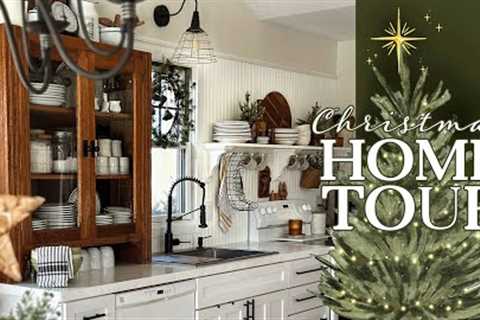 Cottage Christmas Home Tour 2023: Decorated with Primitives & Antiques! Tour my mom''s cozy..
