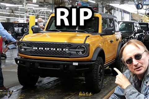 Ford’s CEO Just Shut Down Production of the New Ford Bronco