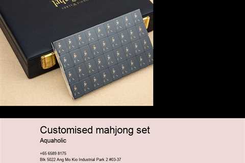 Customised Mahjong Set